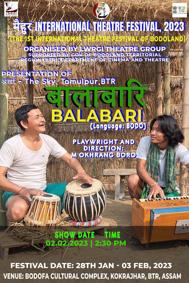 Balabari theatre play of Okhrang The Sky in Mwihur International Theatre Festival