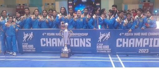 India womens team won the 4th Asian Kho Kho Competition 2023