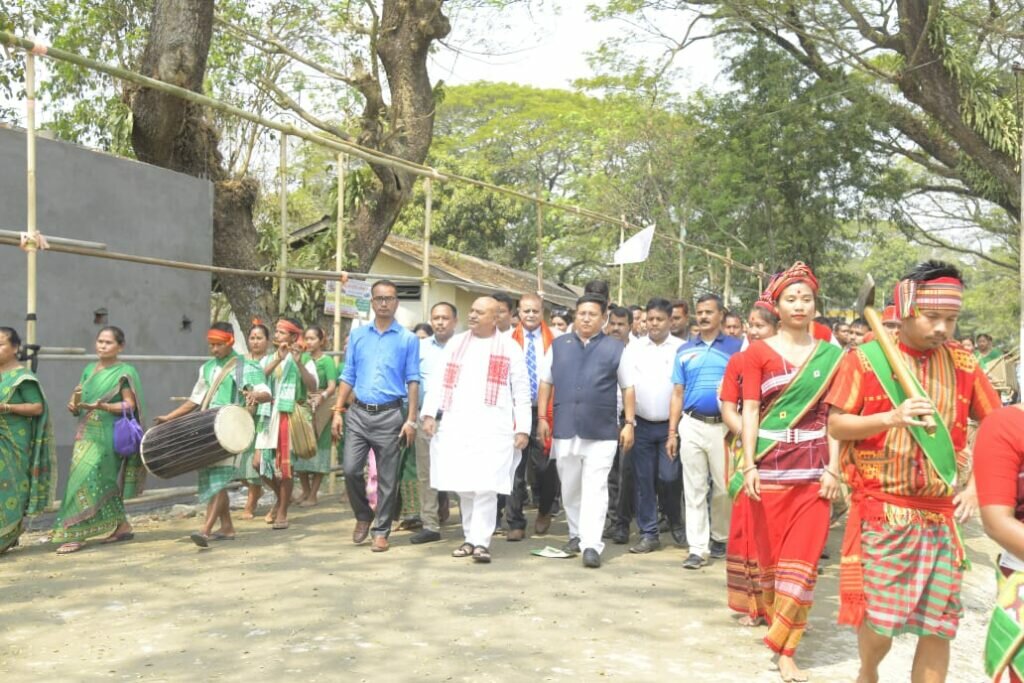 KKFI and AKKA inspecting Tamulpur preparation for Asian Kho Kho Championship