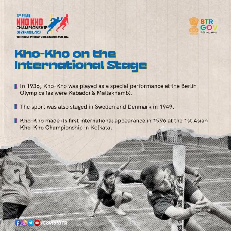 Kho-Kho in International Stage - 4th Asian Kho Kho Championship 2023
