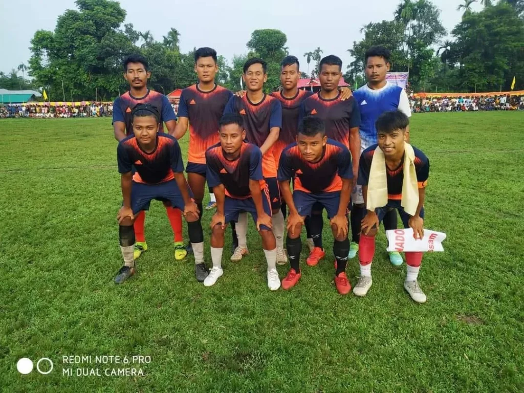 Manabir Basumatary with Global FC Gossaigaon