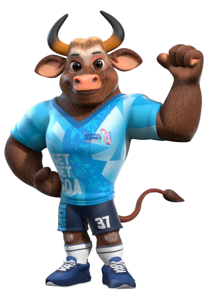 Bison Mascot of National Games 2023