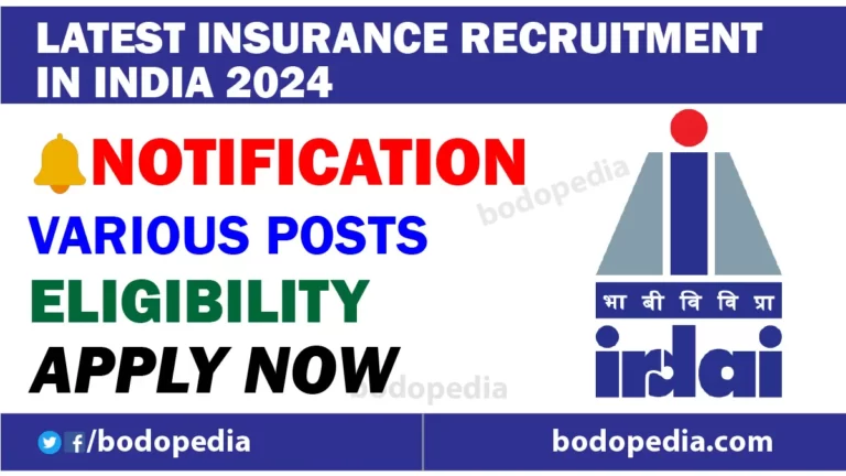 Insurance Recruitment in India 2024