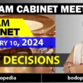 Assam Cabinet Meeting 10 February 2024