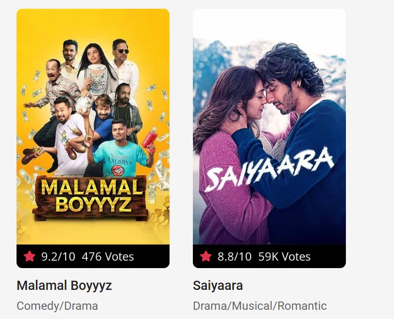 Malamal Boyyyz & Saiyaara Film
