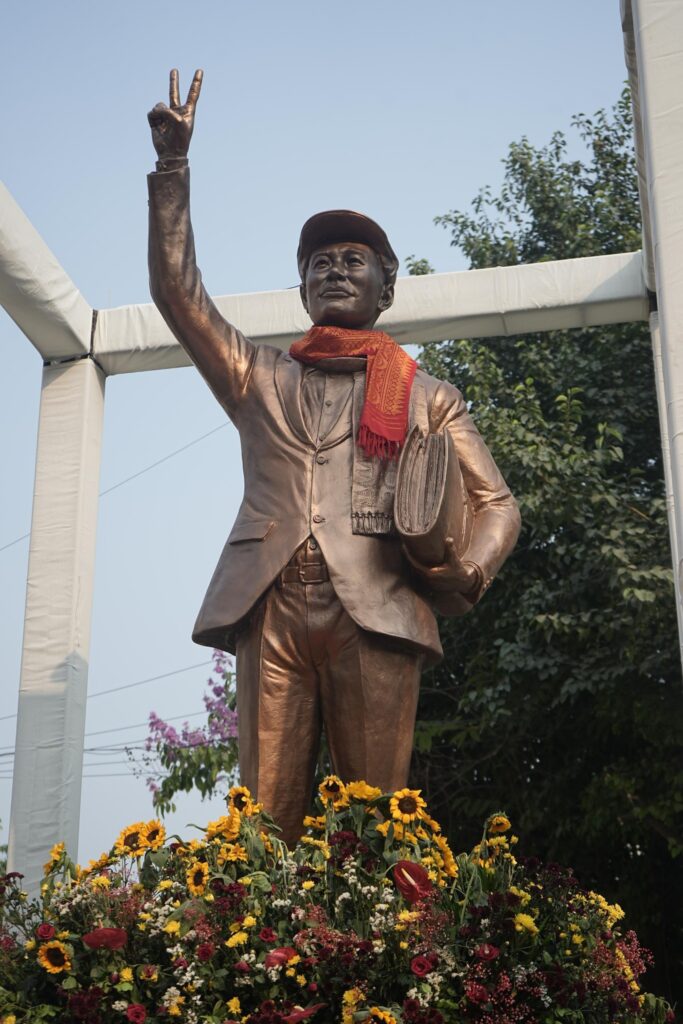 Bodofa Upendra Nath Brahma Marg Statute at Delhi