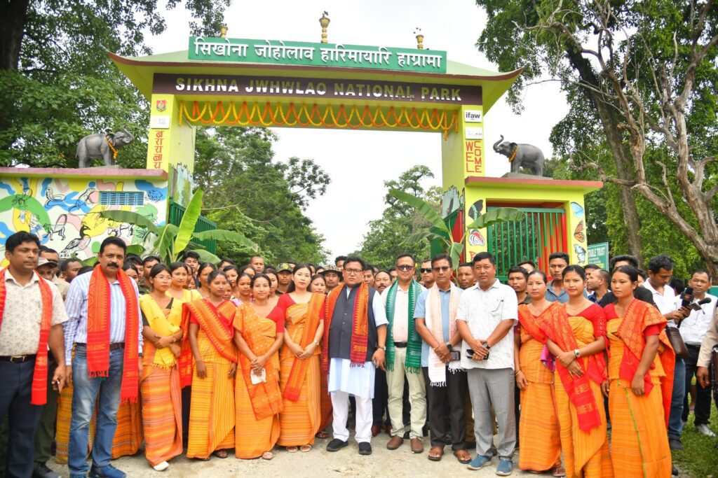 Opening ceremony of Sikhna Jwhwlao National Park