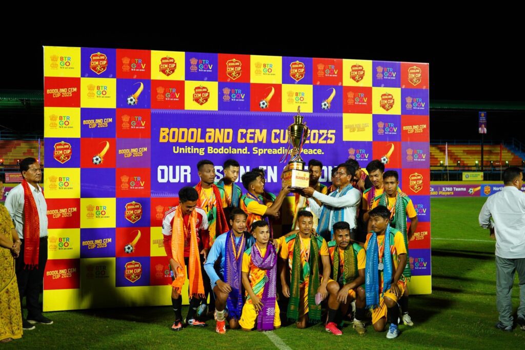 Bodoland CEM Cup Runner Up Winner Kajalgaon Team Photo
