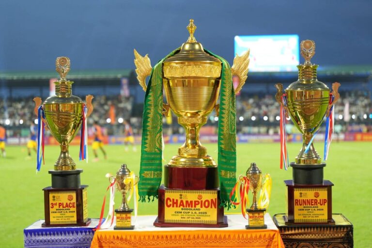 Bodoland CEM Cup Trophy Photo