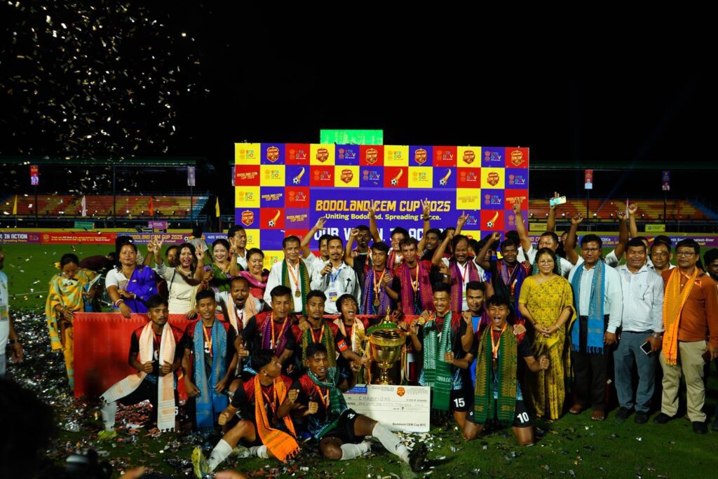 Bodoland CEM Cup Winner Kachugaon Team Photo
