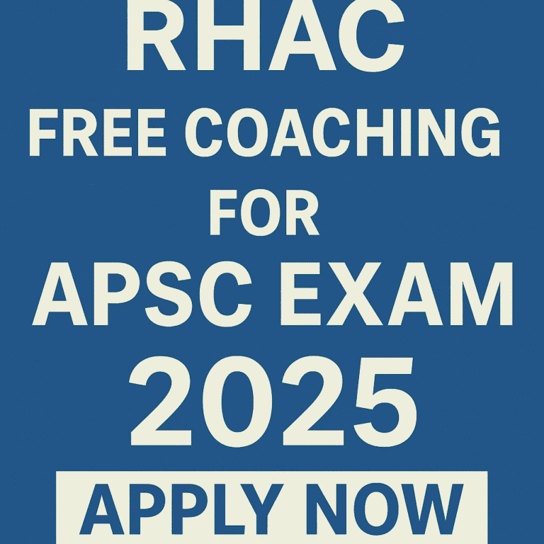 RHAC FREE Coaching for APSC 2025